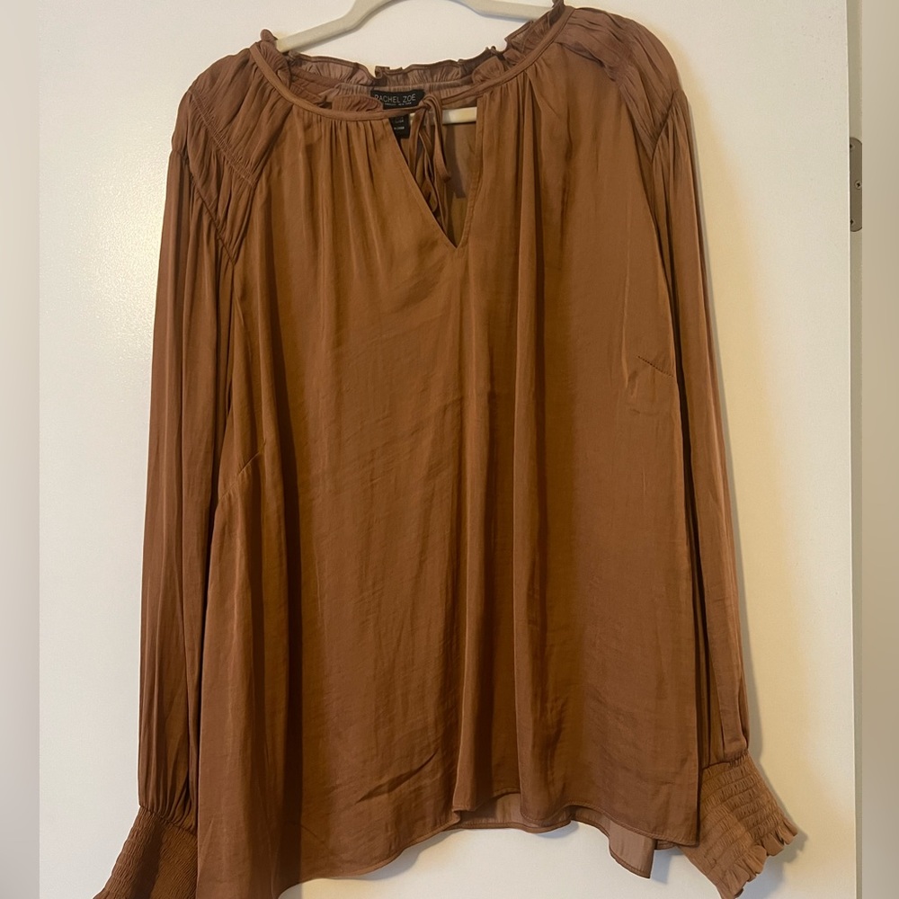 New without tags brownish gold blouse
